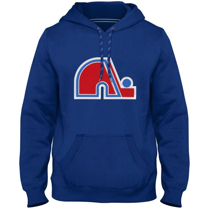 QUEBEC NORDIQUES NHL EXPRESS HOODIE BLEU ROYAL 