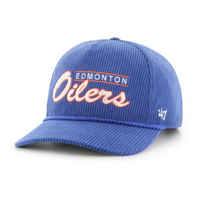 EDMONTON OILERS NHL CAP HITCH DOUBLE HEADER CORD ROYAL