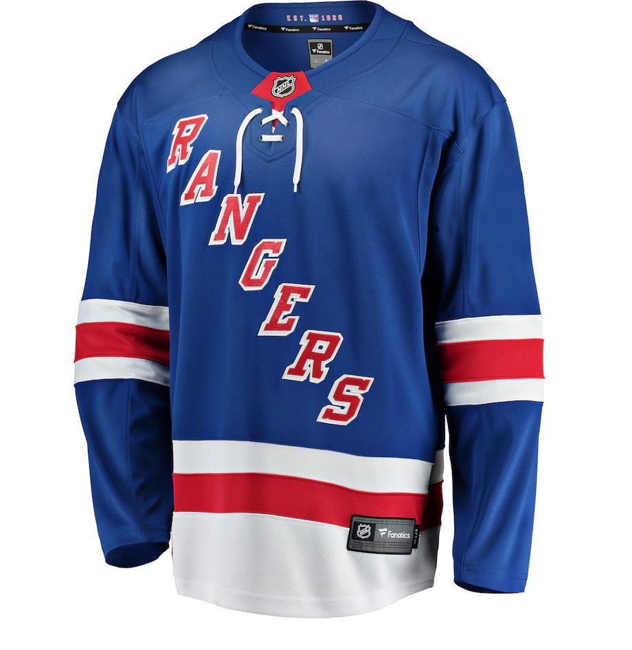 NEW YORK RANGERS NHL JERSEY HOME PREMIER BREAKAWAY PLAYER-BLUE