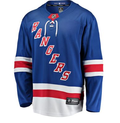 NEW YORK RANGERS NHL JERSEY HOME PREMIER BREAKAWAY PLAYER BLEU