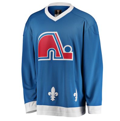 QUEBEC NORDIQUES NHL JERSEY VINTAGE SKY BLUE