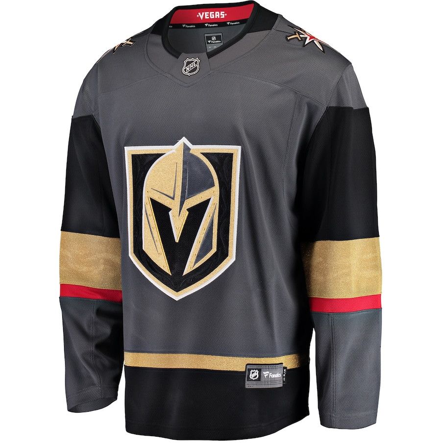 VEGAS GOLDEN KNIGHTS NHL JERSEY BREAKAWAY GREY-GOLD