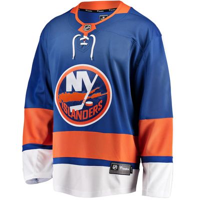 NEW YORK ISLANDERS NHL JERSEY BREAKAWAY HOME ROYAL BLUE