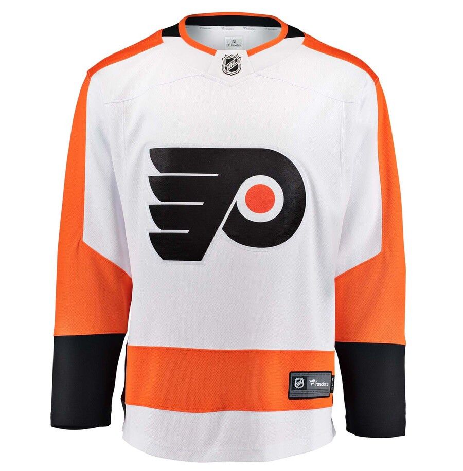 PHILADELPHIA FLYERS NHL JERSEY BREAKAWAY WHITE YOUTH
