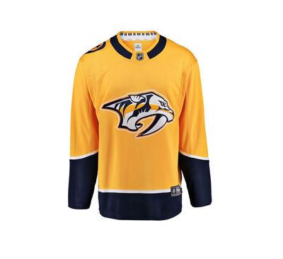 NASHVILLE PREDATORS NHL JERSEY HOME BREAKAWAY YELLOW