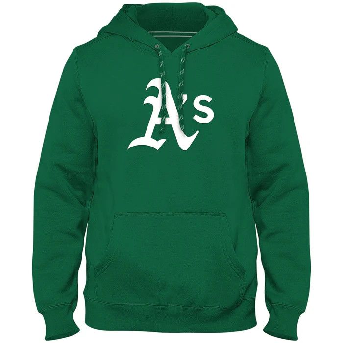 OAKLAND ATHLETICS MLB EXPRESS HOODIE GREEN