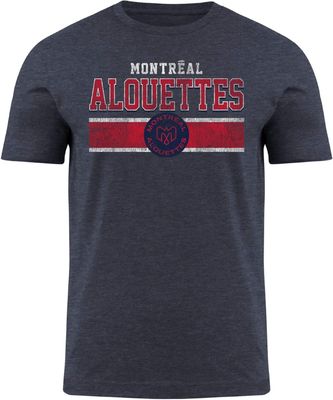 MONTREAL ALOUETTES CFL TSHIRT MOXIE HEATHERED BLUE