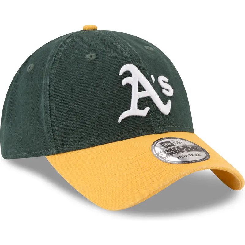 OAKLAND ATHLETICS MLB CAP 9TWENTY VERT-JAUNE , Size: OS