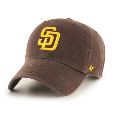 SAN DIEGO PADRES MLB CAP CLEAN UP BROWN 47
