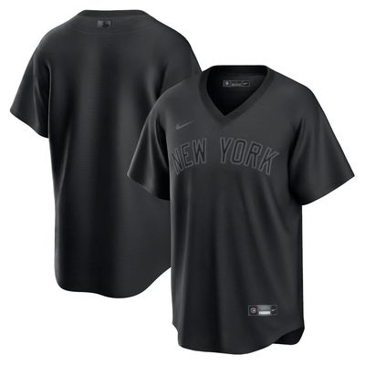 NEW YORK YANKEES MLB JERSEY PITCH BLACK FASHION NIKE
