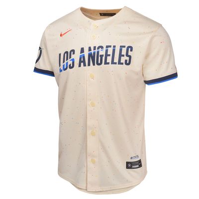LOS ANGELES DODGERS MLB JERSEY CREAM ARTSY 2024