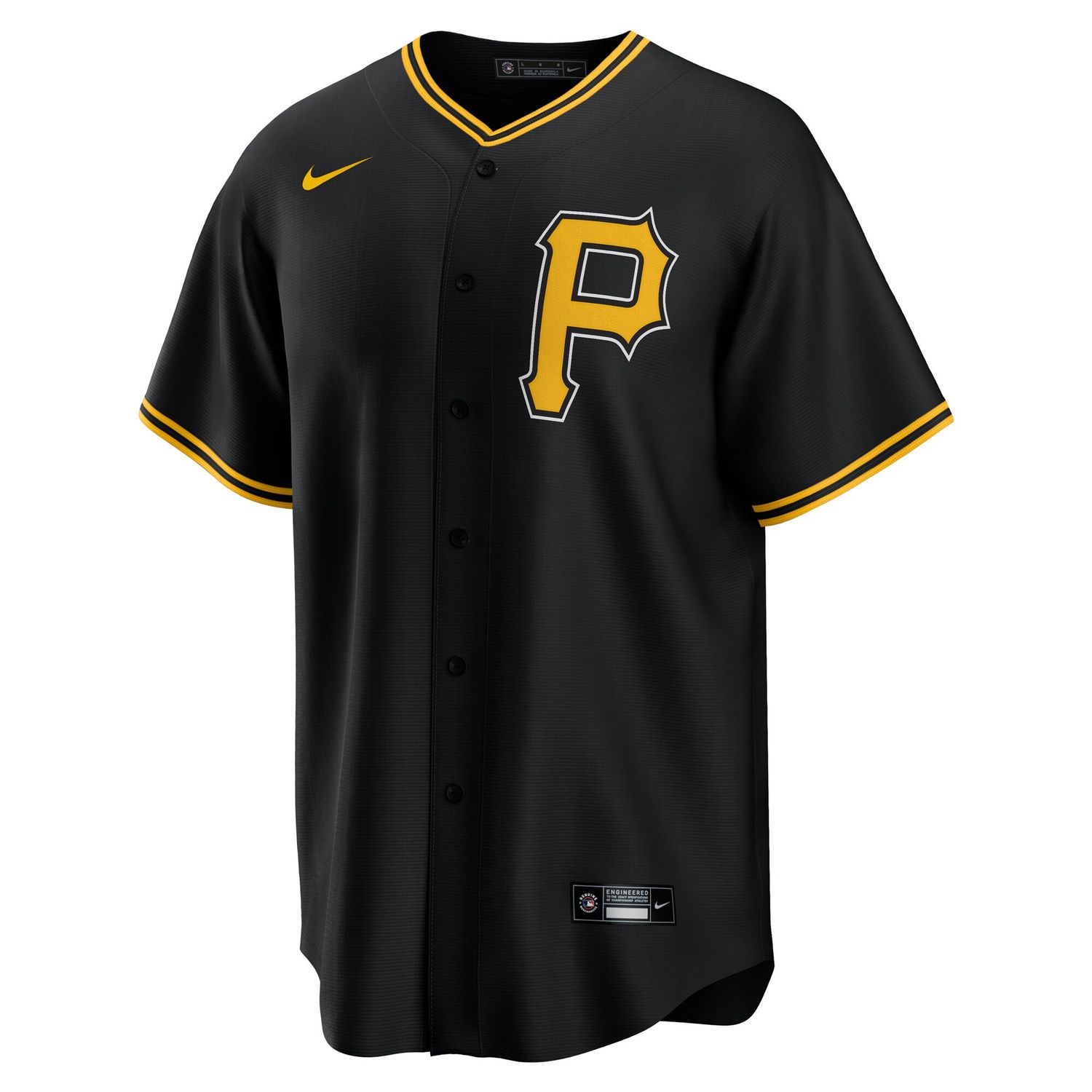 PITTSBURGH PIRATES MLB JERSEY BLACK, Size: S