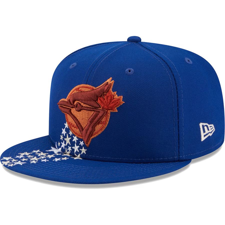 TORONTO BLUE JAYS MLB CAP 59FIFTY METEOR ROYAL BLUE