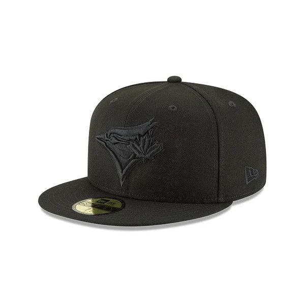 TORONTO BLUE JAYS MLB CAP 59FIFTY BLACK ON BLACK