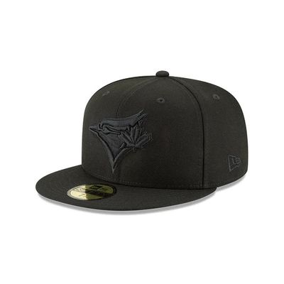 TORONTO BLUE JAYS MLB CAP 59FIFTY BLACK ON BLACK