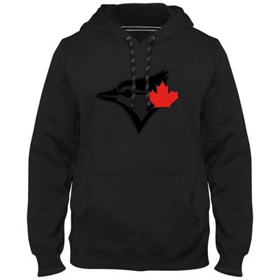TORONTO BLUE JAYS MLB EXPRESS HOODIE BLACK LOGO BLACK