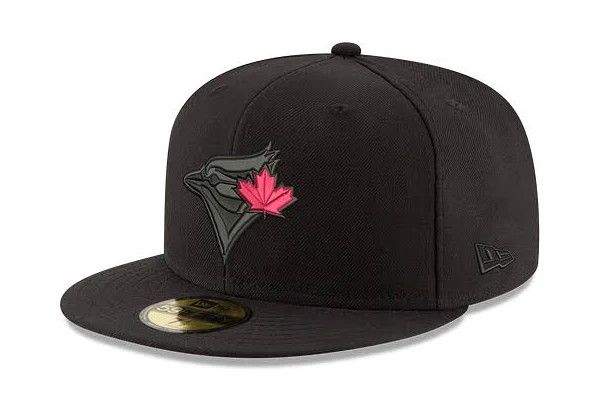 TORONTO BLUE JAYS MLB 59FIFTY BLACK RED LEAF