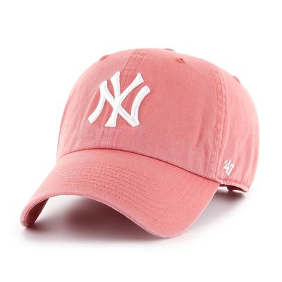NEW YORK YANKEES MLB CAP CORAL CLEAN UP
