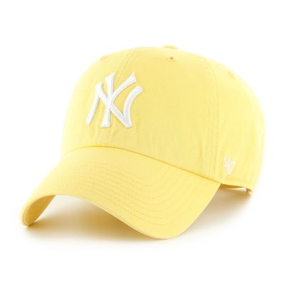 NEW YORK YANKEES MLB CAP YELLOW CLEAN UP