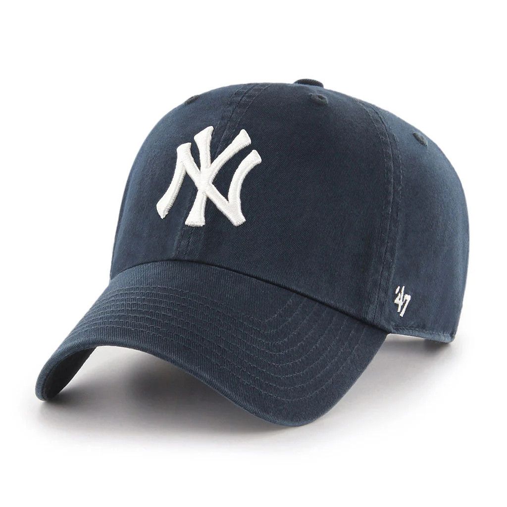 NEW YORK YANKEES MLB CAP CLEAN UP VINTAGE NAVY BLUE