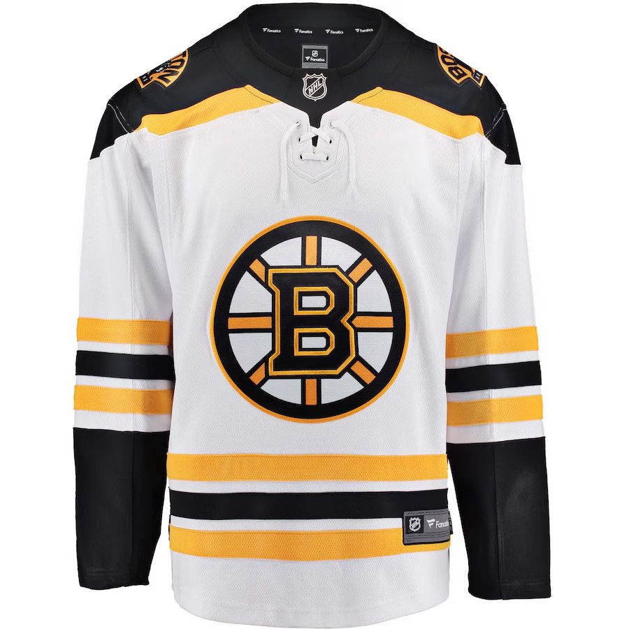 BOSTON BRUINS NHL JERSEY BLANC