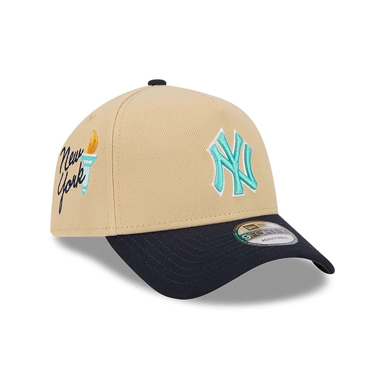 NEW YORK YANKEES MLB CAP BEIGE 9FORTY SIDE PATCH
