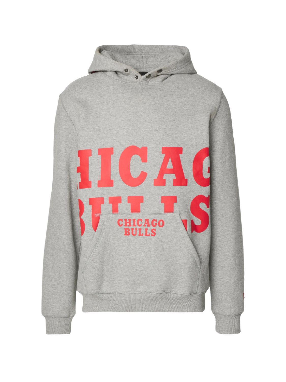 CHICAGO BULLS NBA OVERSIZED HOODIE GRAY