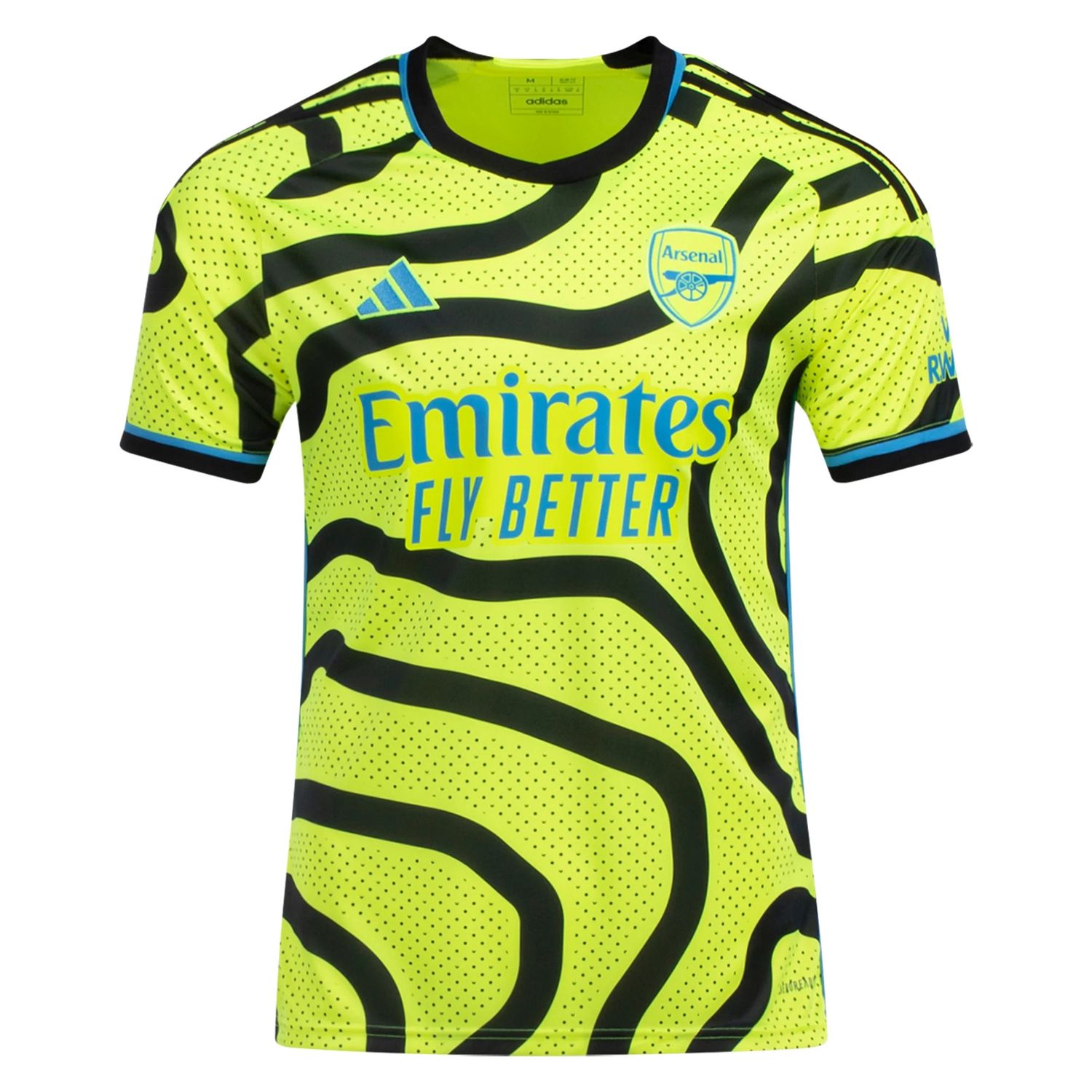 ARSENAL SOCCER JERSEY REPLICA AWAY 23/24 YELLOW