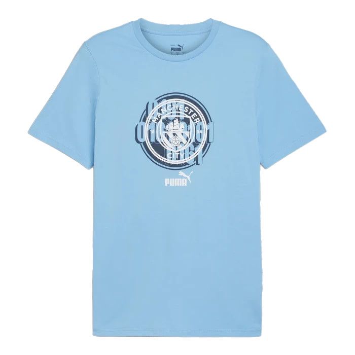MANCHESTER CITY SOCCER T-SHIRT BLUE