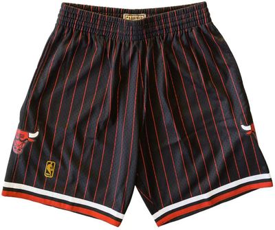 CHICAGO BULLS NBA SHORT M&amp;N SWINGMAN NOIR