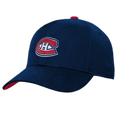 MONTREAL CANADIENS NHL CAP CURVED SNAPBACK NAVY BLUE YOUTH