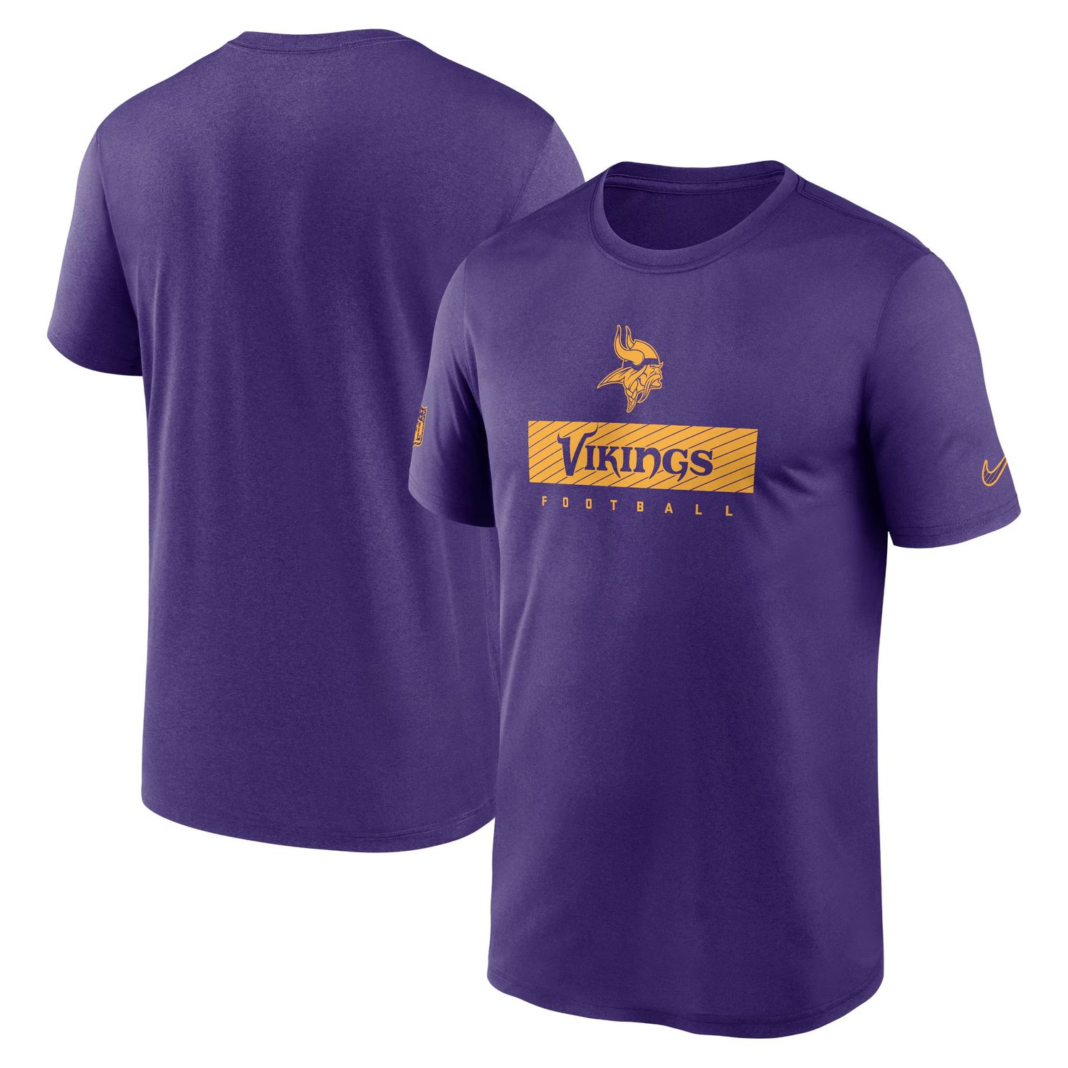 MINNESOTA VIKINGS NFL T-SHIRT PURPLE, Size: S