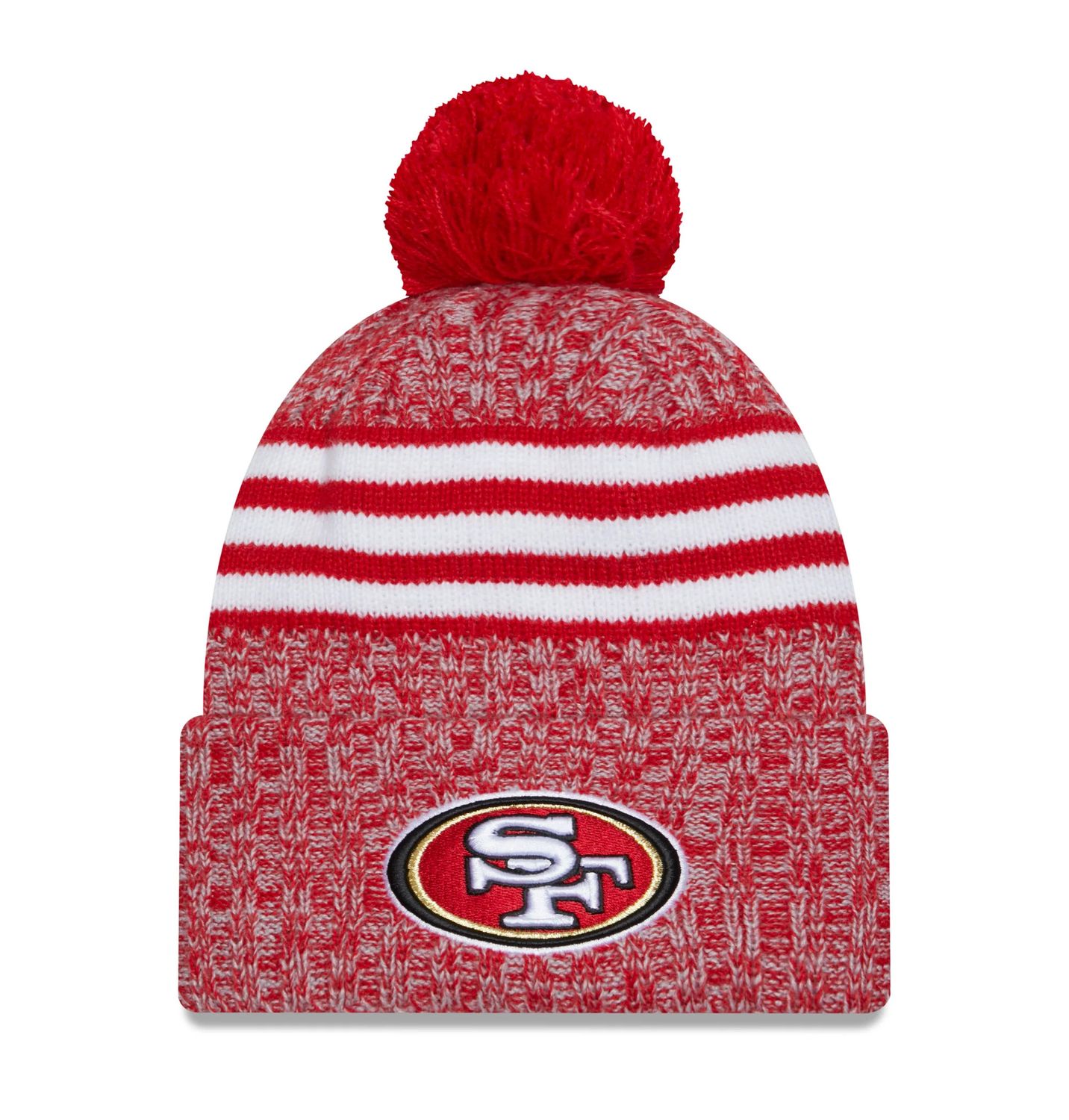SAN FRANCISCO 49ERS NFL CUFF KNIT HAT WITH POM
