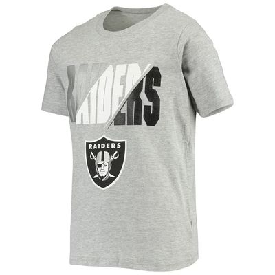 LAS VEGAS RAIDERS NFL T-SHIRT GREY YOUTH