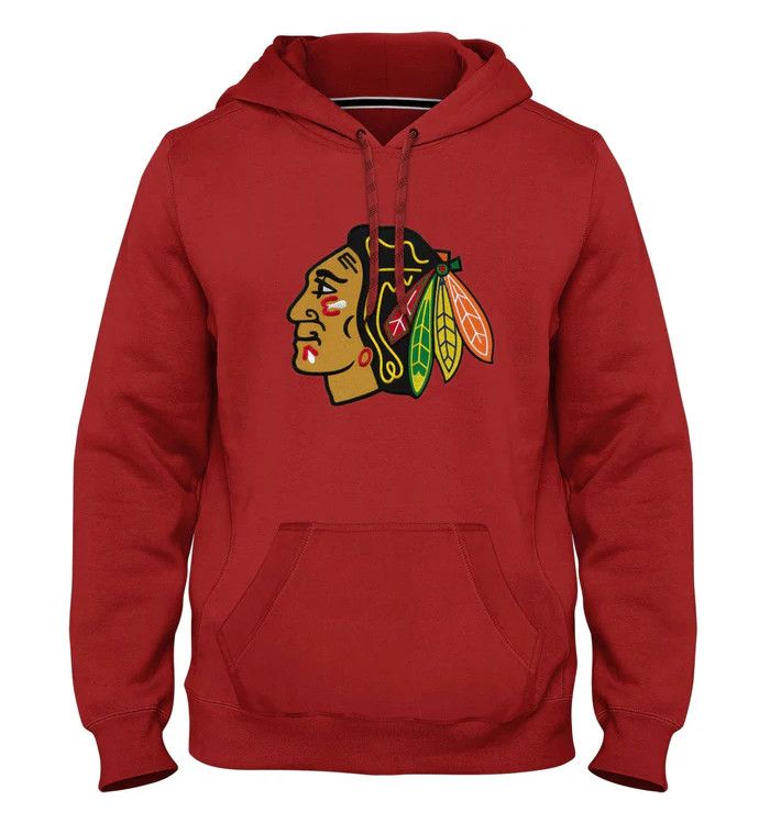 CHICAGO BLACKHAWKS NHL HOODIE EXPRESS RED
