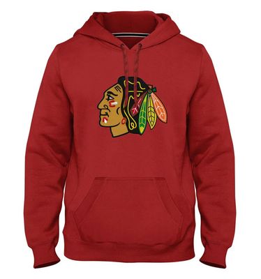 CHICAGO BLACKHAWKS NHL HOODIE EXPRESS RED