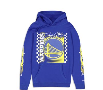 GOLDEN STATE WARRIORS NBA NASCAR HOODIE BLUE
