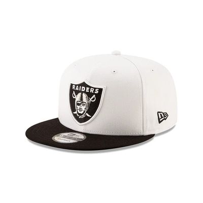 LAS VEGAS RAIDERS NFL CAP 9FIFTY WHITE - BLACK