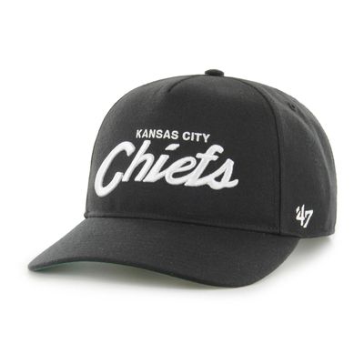 KANSAS CITY CHIEFS NFL CAP NOIR &#39;47 ATTITUDE HITCH