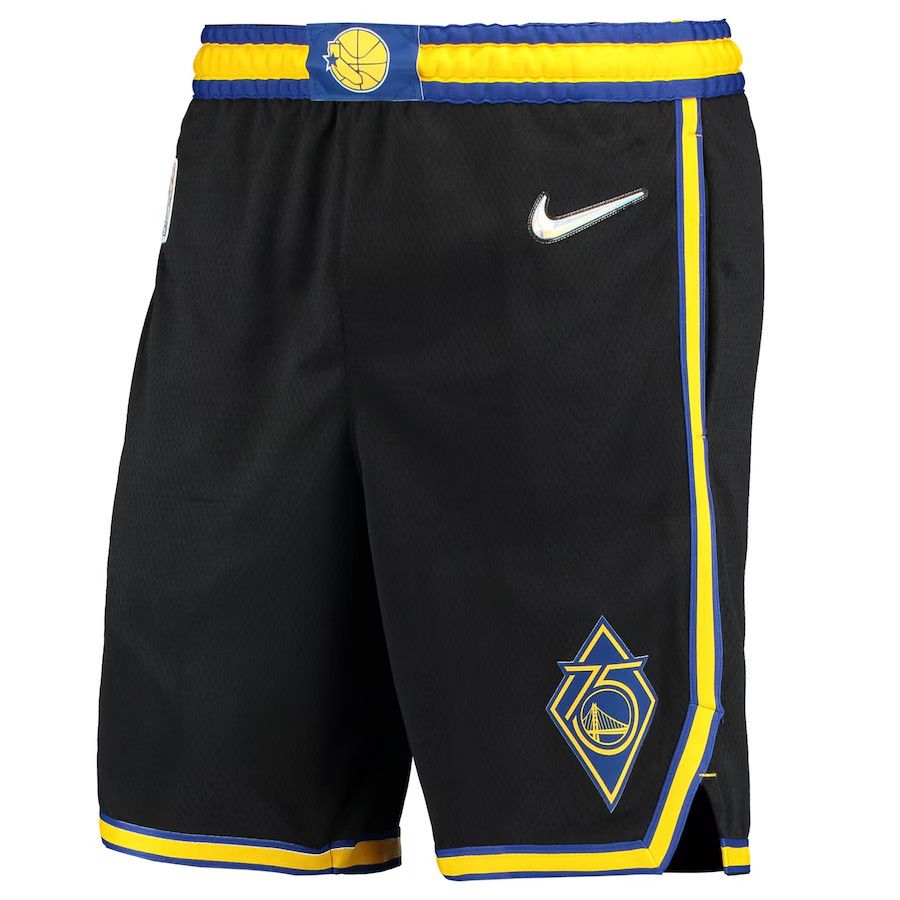 GOLDEN STATE WARRIORS NBA SHORTS JUNIOR BLACK