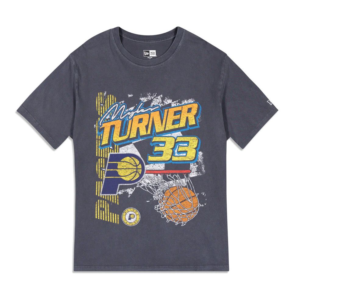 INDIANA PACERS NBA T-SHIRT RALLY DRIVE TURNER#33, Size: S