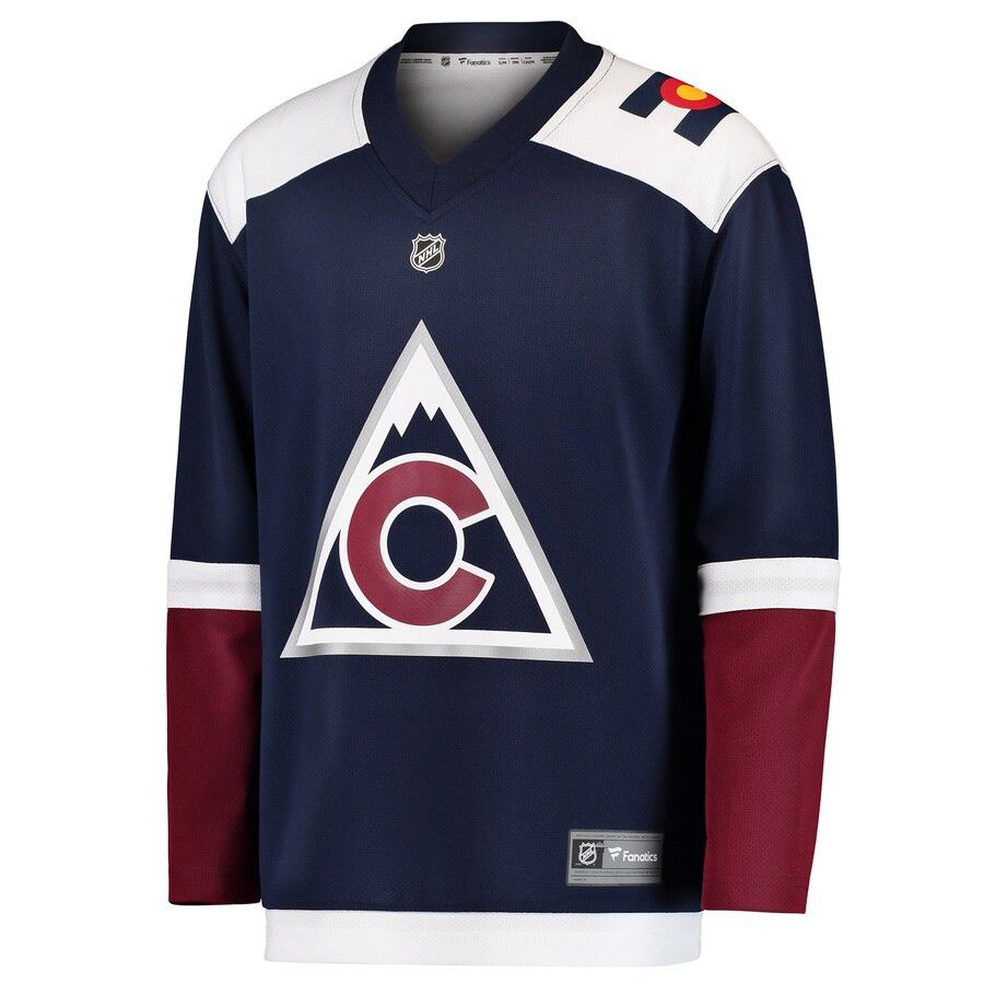 COLORADO AVALANCHE NHL JERSEY BREAKAWAY NAVY BLUE YOUTH