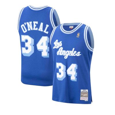 LOS ANGELES LAKERS NBA SWINGMAN JERSEY O&#39;NEAL  #34 BLUE