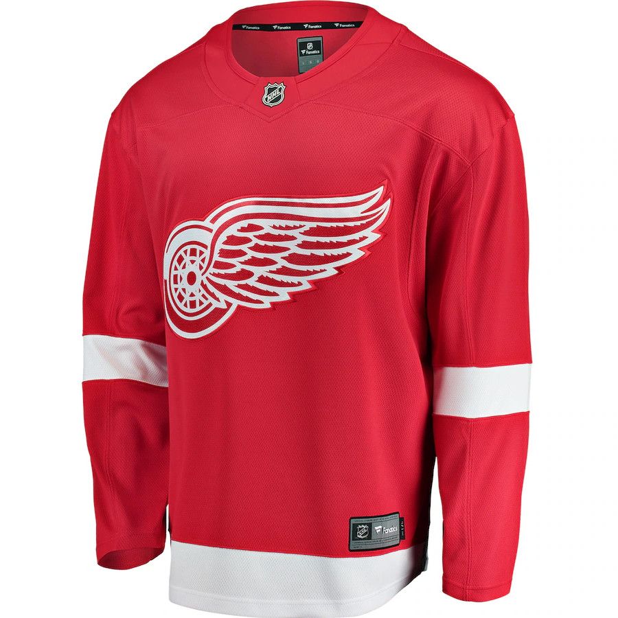 DETROIT RED WINGS NHL JERSEY BREAKAWAY RED 