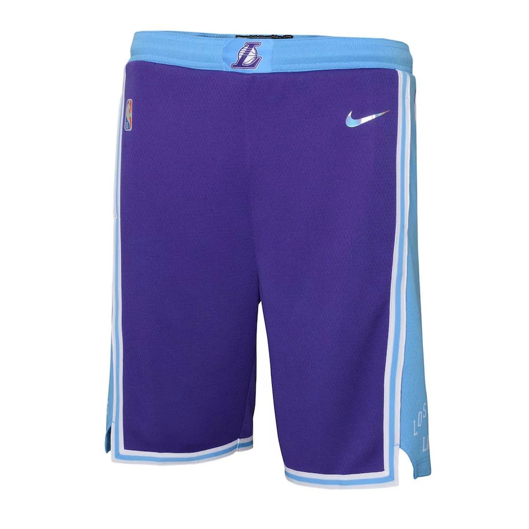 LOS ANGELES LAKERS NBA SHORT SWINGMAN JUNIOR PURPLE-BLUE