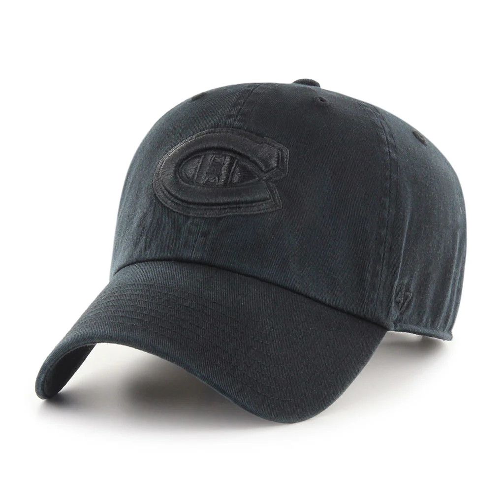 MONTREAL CANADIENS NHL CAP 47&#39; CLEAN UP BLACK