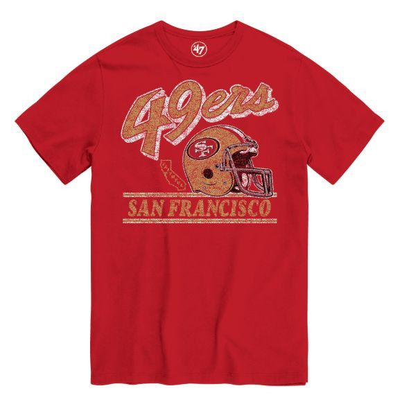SAN FRANCISCO NFL T-SHIRT ROUGE 