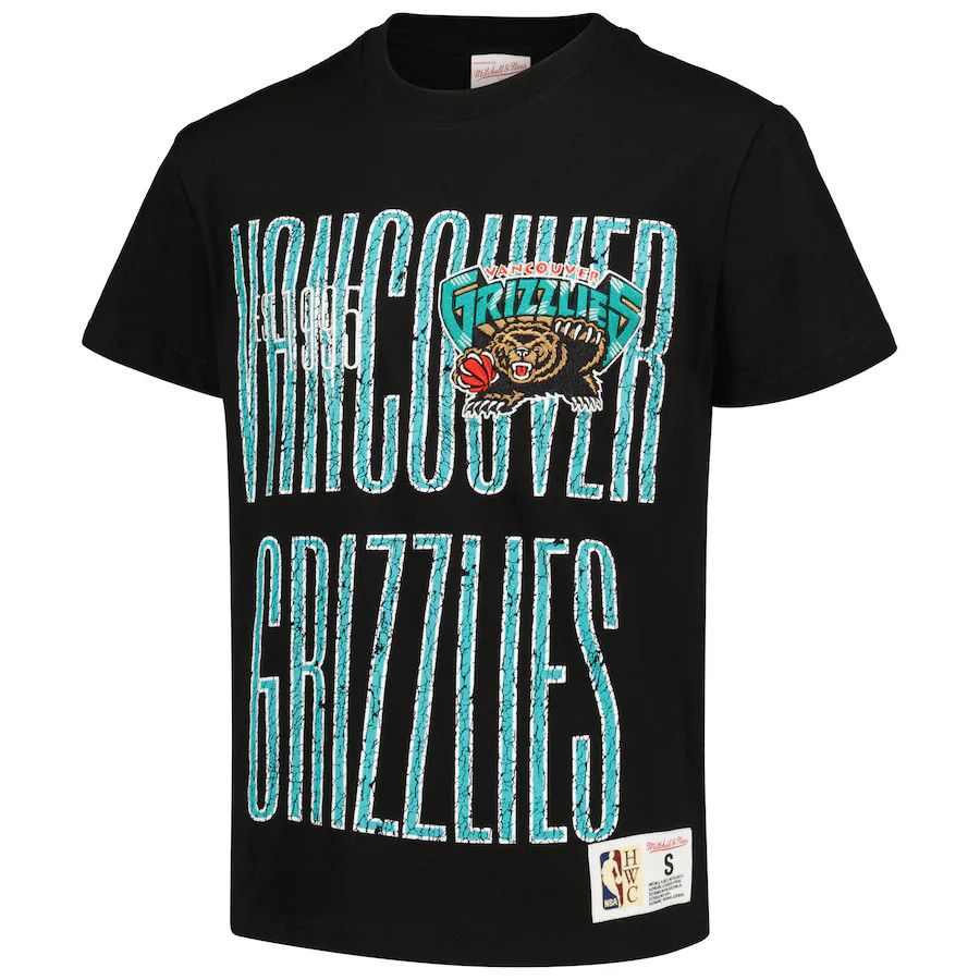 VANCOUVER GRIZZLIES NBA T-SHIRT JUNIOR HOME TOWN 2.0 BLACK
