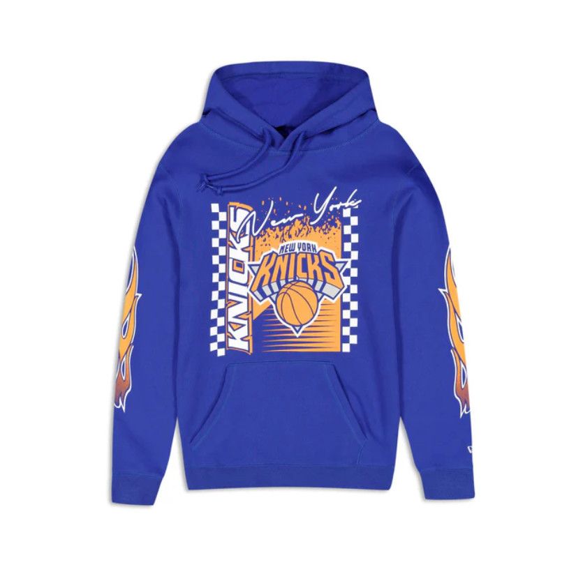 NEW YORK KNICKS NBA RALLY DRIVE NASCAR HOODIE