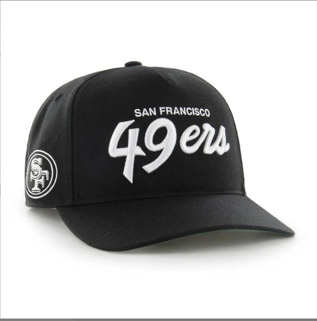 SAN FRANCISCO 49ERS NFL CAP HITCH 47 BLACK, Size: OS